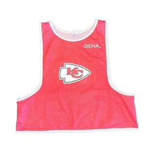 Franklin Kansas City Chiefs Youth Scrimmage Vest Red NFL GEHA Mesh Pinnies